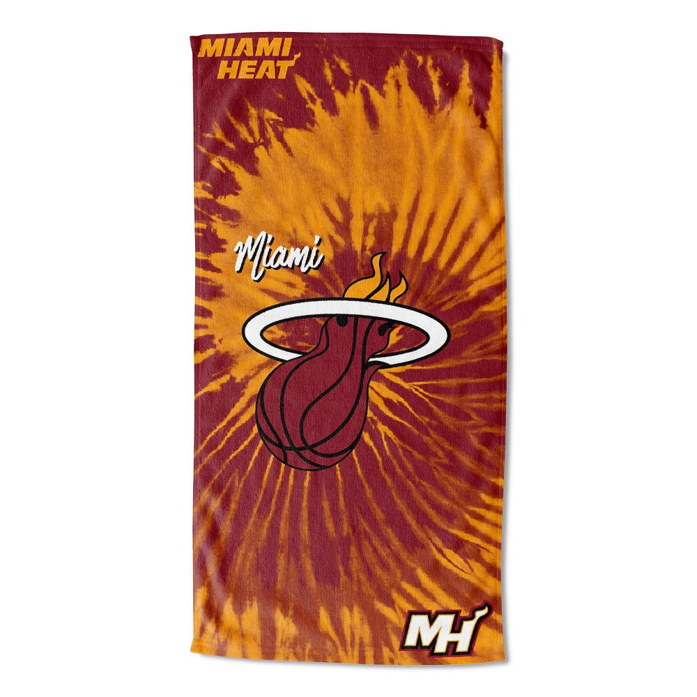 Miami Heat Psychedelic Beach Towel